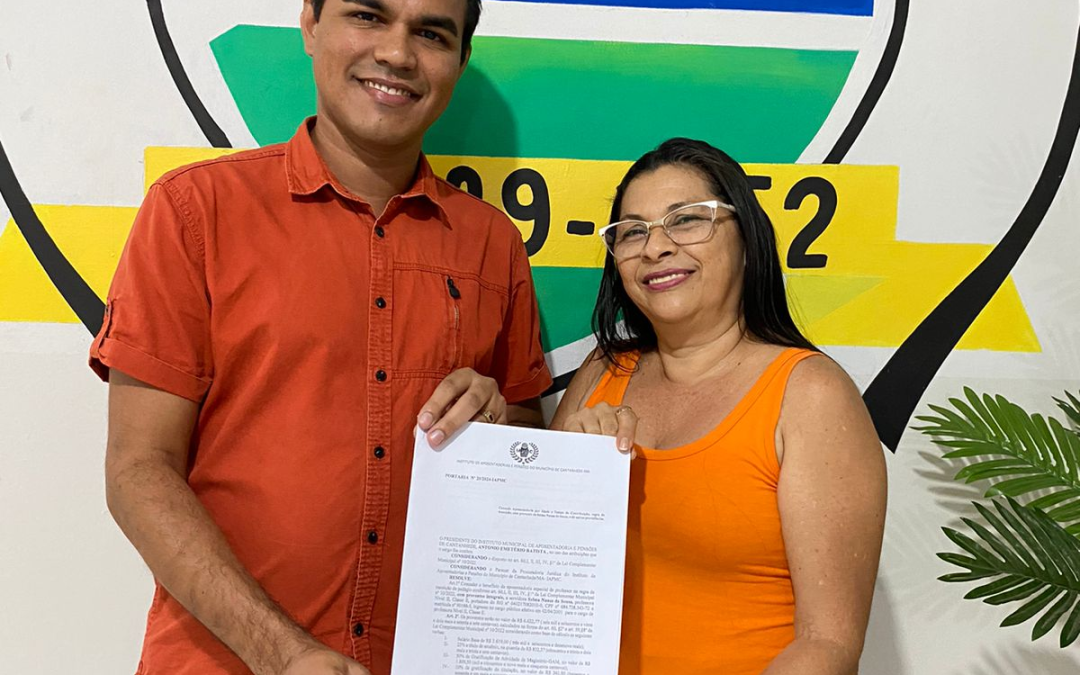 IAPMC concede aposentadoria a professora Selma Nunes de Sousa